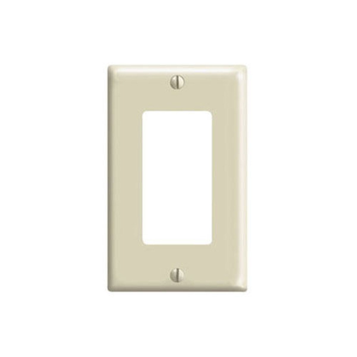Leviton 80401I 1Gang Decora Wall Plate Ivory